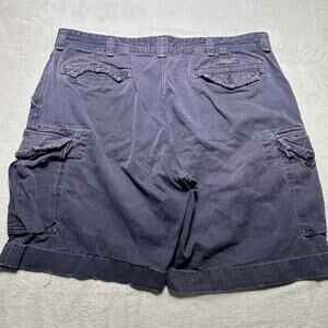 Polo Ralph Lauren Cargo Shorts Mens 42 Military Surplus Hiking Safari Heavy Navy
